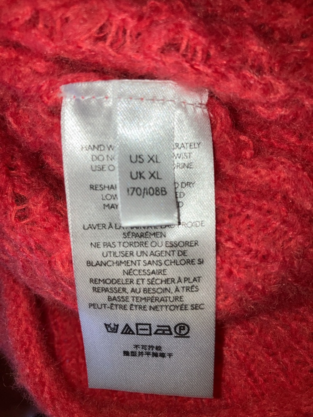 Anthropologie Cozy Ruffle-Trim Boat Neck Knit Pink Rose Sweater NWT Size XL - Picture 7 of 8